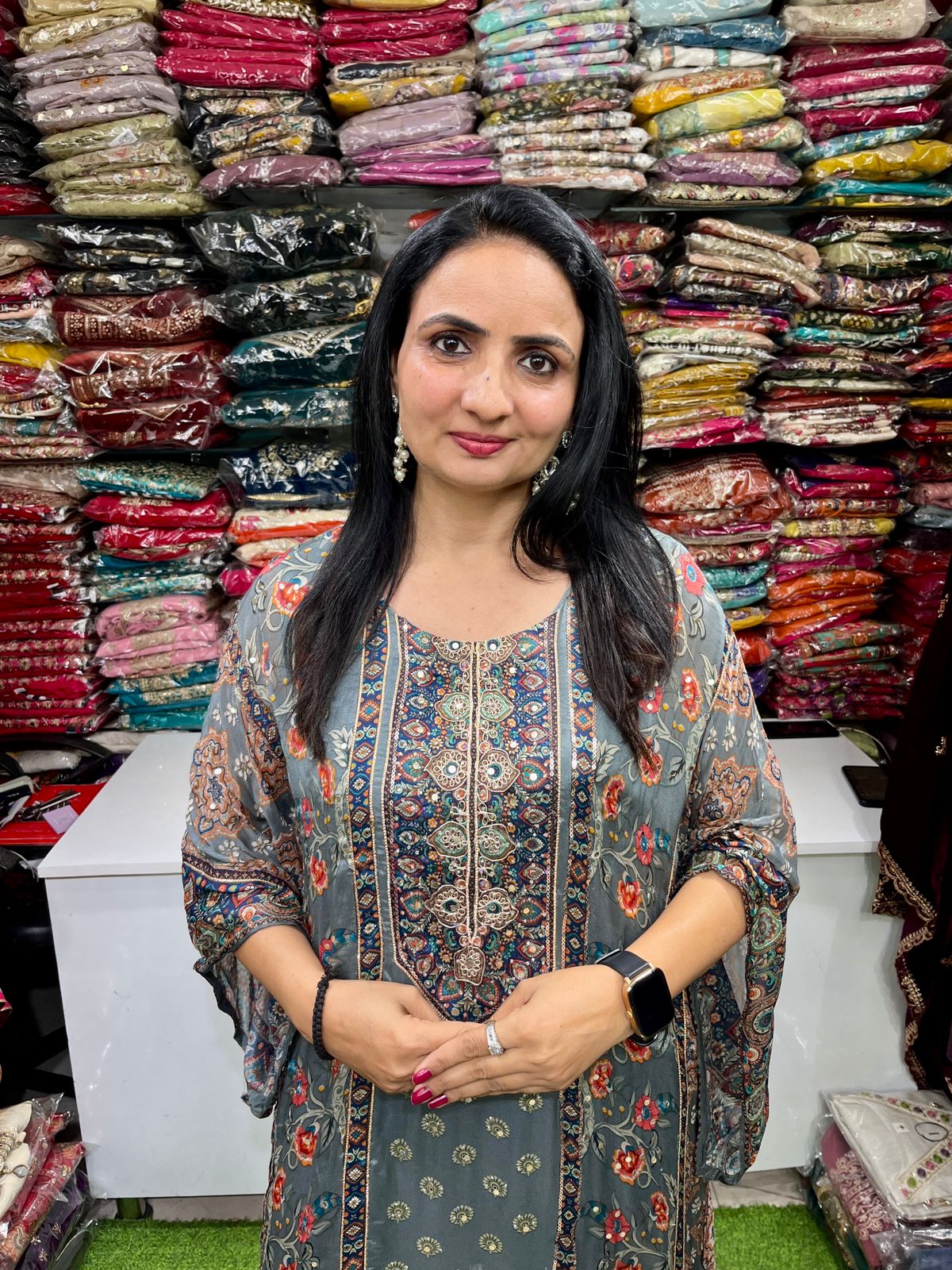 Designer Indo Western Kaftan Set - Image 2