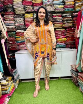 Designer Indo Western Tulip Set