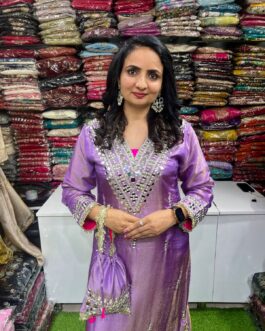 Designer Tissue Shimmer Dress