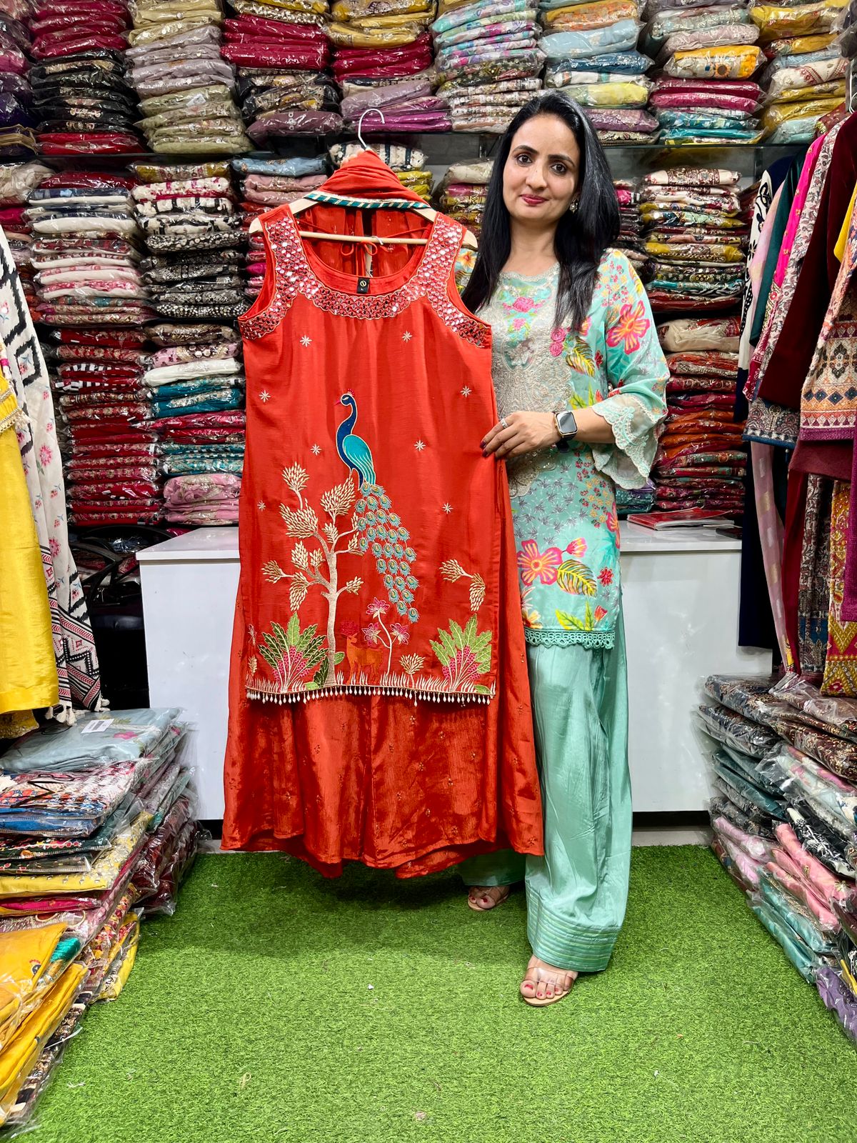 Pure Chinon Designer Suit Set