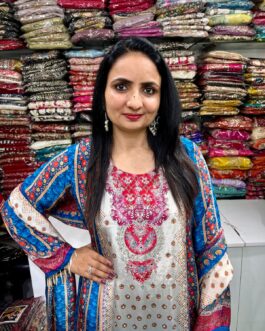 Pure Crape Designer Suit Set