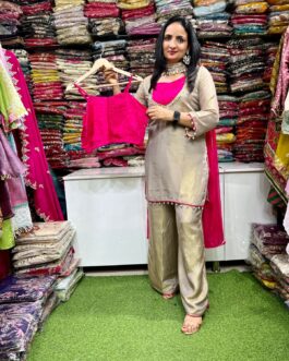 Designer Glass Tissue Shimmer 4 Peice Set