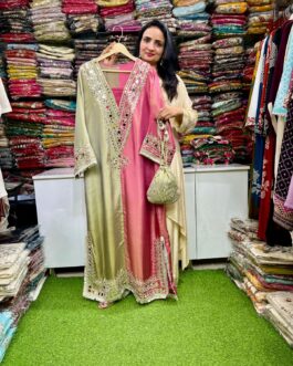 Designer Glass Tissue Shimmer Dress