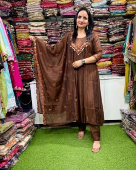 Designer Mal Chandheri Suit Set