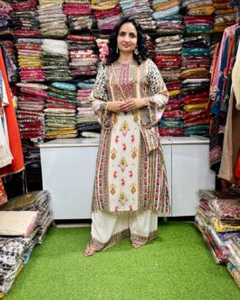 Designer Muslin Suit Set