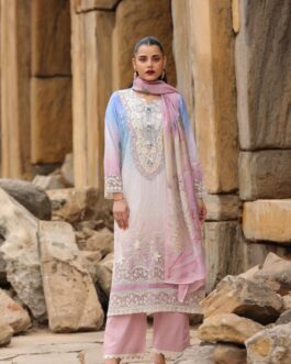 Designer Pakistani Ombre Suit Set