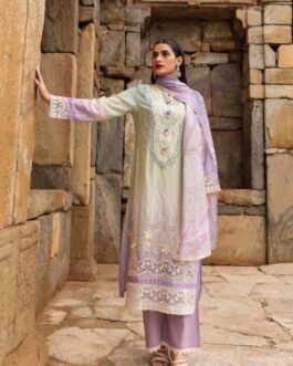 Designer Pakistani Ombre Suit Set