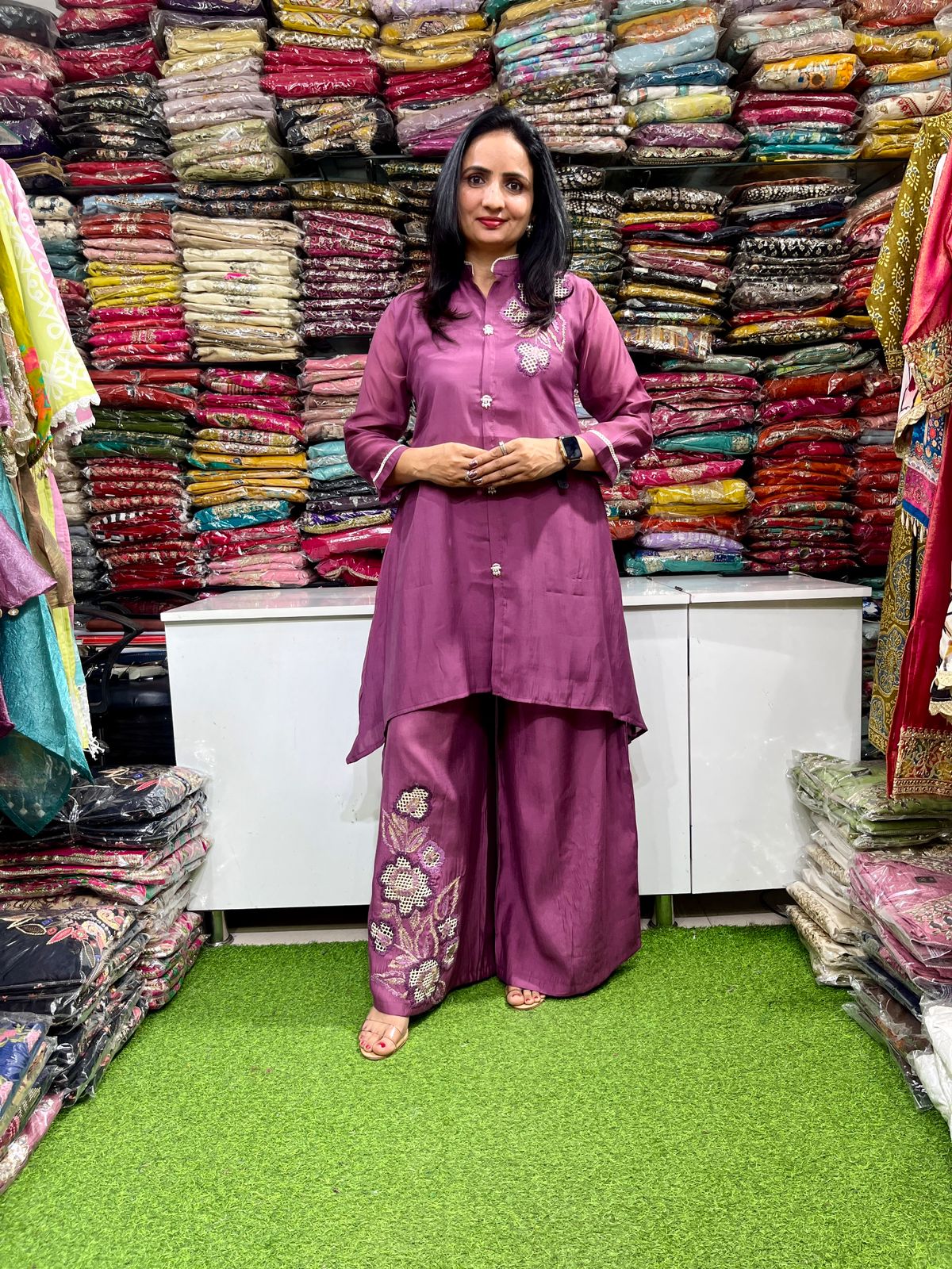 Muslin Cotton Designer Coord Set