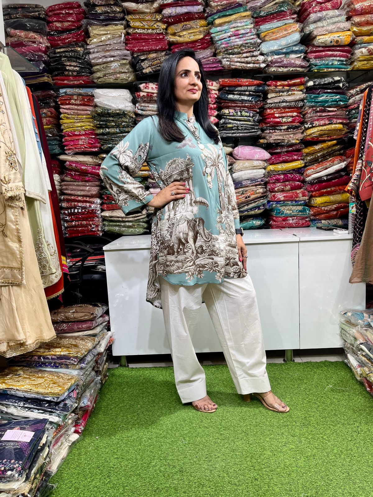 Premium Coord Set with Farshi - Image 3