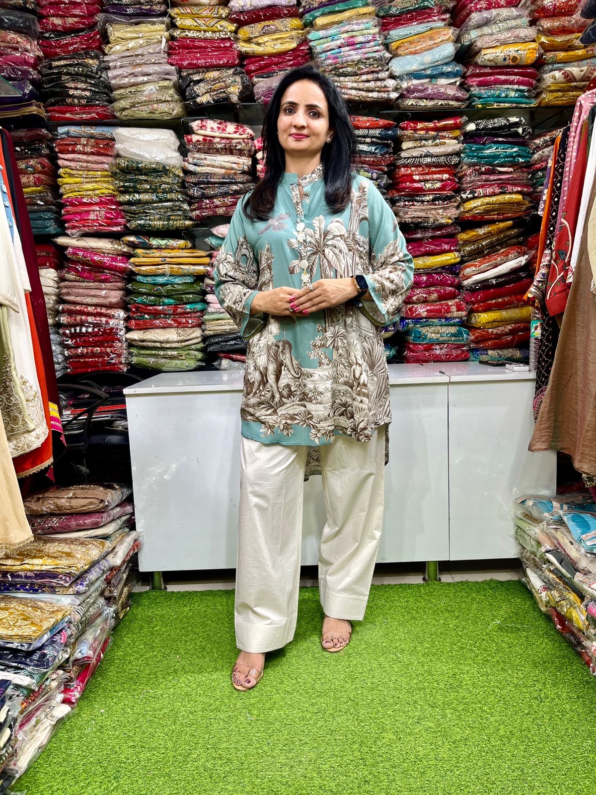 Premium Coord Set with Farshi - Image 5