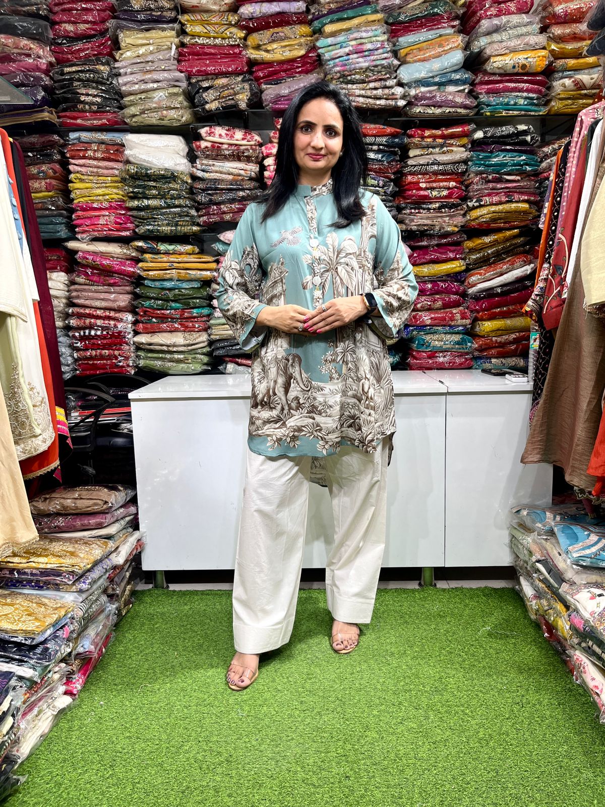 Premium Coord Set with Farshi