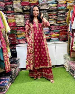 Pure Cotton Anarkali Suit Set