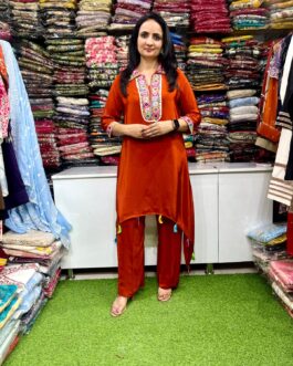 Pure Crape Designer Coord Set