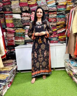 Pure Crape Designer Long Coord Set