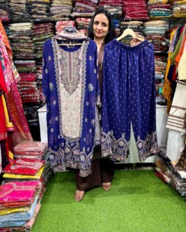 Pure Crape Designer Suit Set