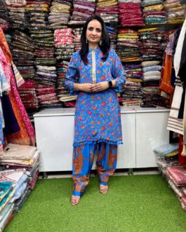 Pure Crape Farshi Salwar Set