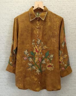 Pure Modal Muslin Digital Print Shirt