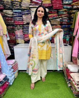 Cotton Casual Wear Suit Set