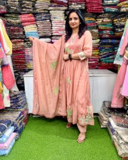 Designer Mal Chandheri Suit Set