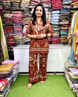 Designer Premium Rayon Coord Set