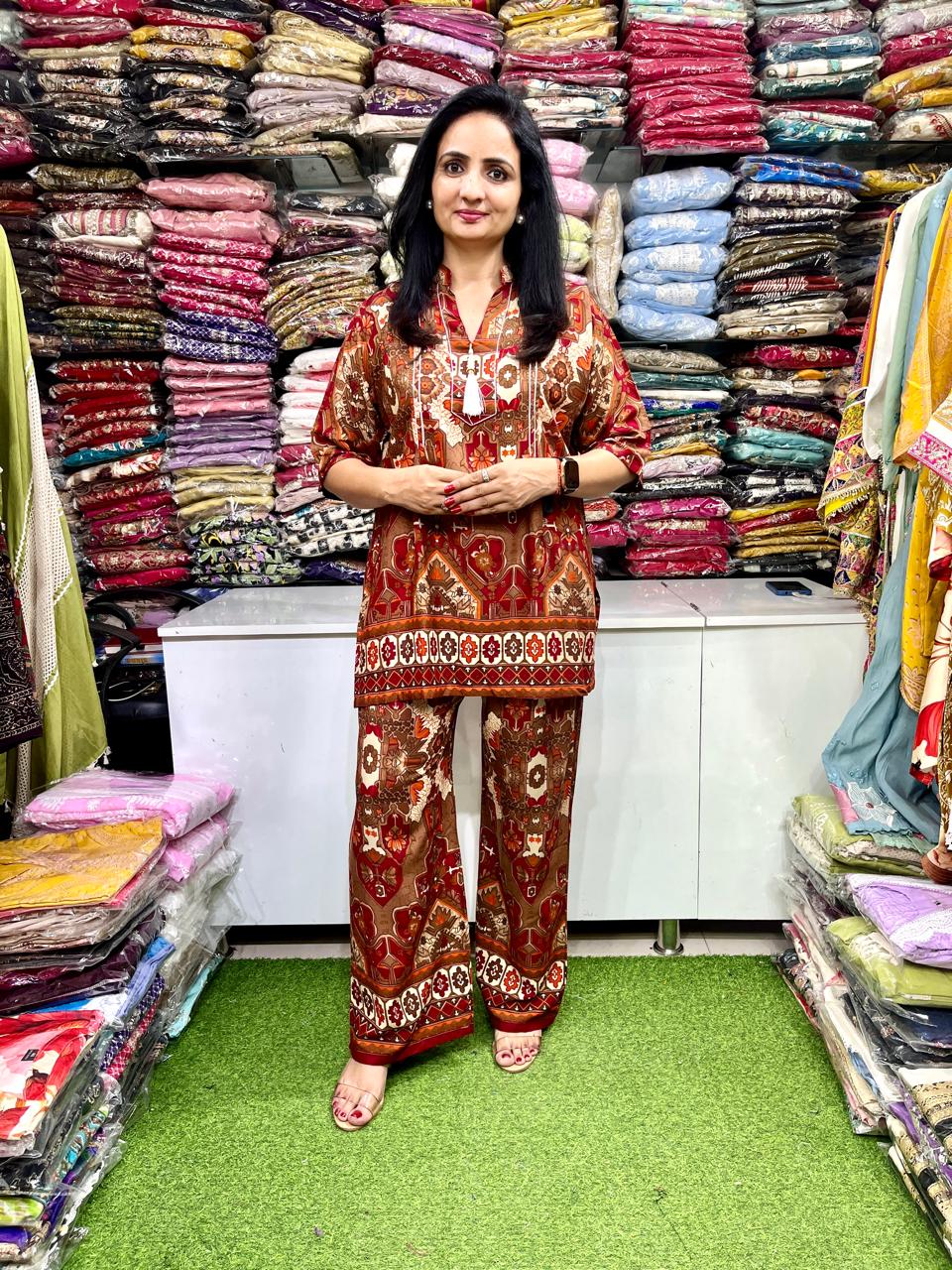 Designer Premium Rayon Coord Set