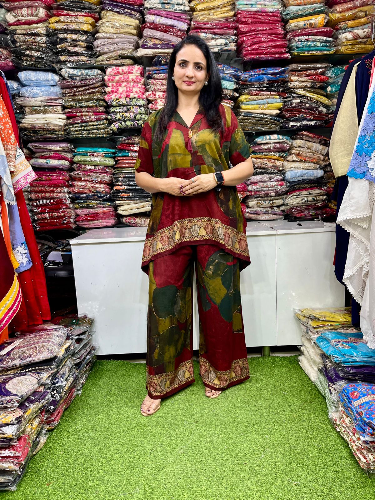 Designer Premium Rayon Coord Set