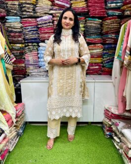 Premium Mal Cotton Straight Suit