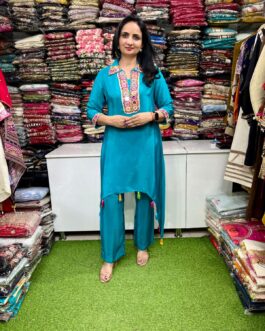 Pure Crape Designer C Cut Coord Set