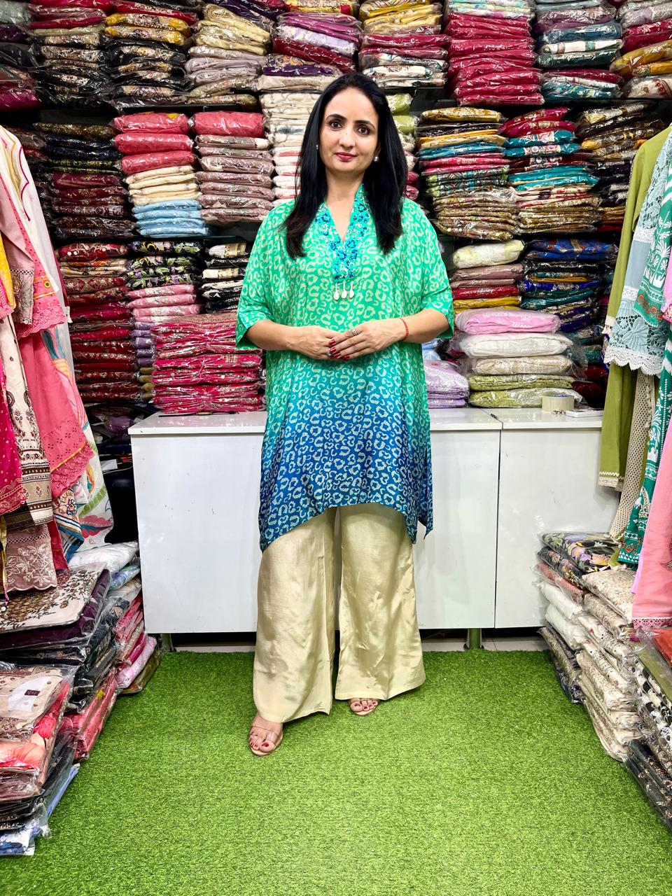 Pure Crape Designer Coord Set