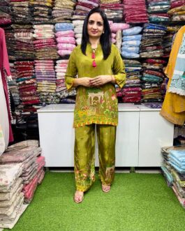 Pure Crape Designer Coord Set