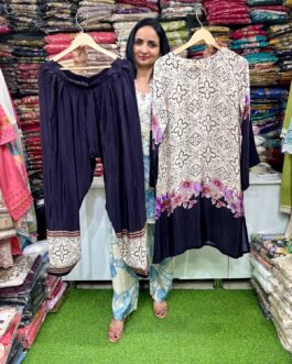 Pure Crape Digital Print Coord Set