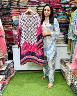 Pure Crape Digital Print Coord Set