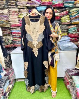 Beautiful Phiran with Crochet Details and Handwork