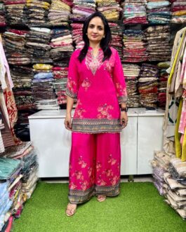 Crape Digital Print Coord Set