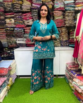 Crape Digital Print Coord Set