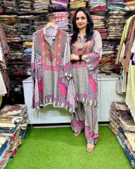 Crape Digital Print Coord Set
