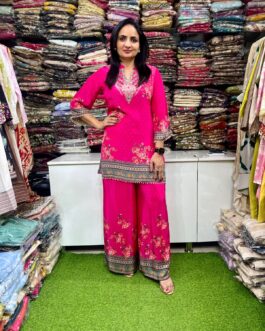 Crape Digital Print Coord Set