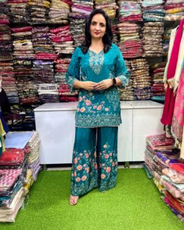 Crape Digital Print Coord Set
