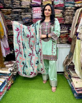 Designer Cotton Farshi Suit Set