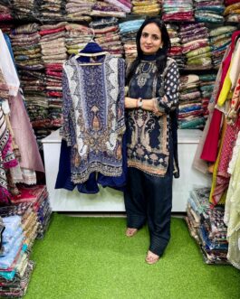Designer Crape Farshi Suit Set
