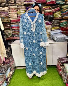 Designer Crochet Pakistani Suit Set