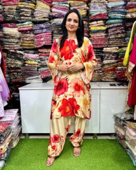 Designer Digital Print Coord Set