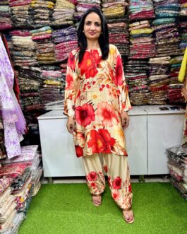 Designer Digital Print Coord Set