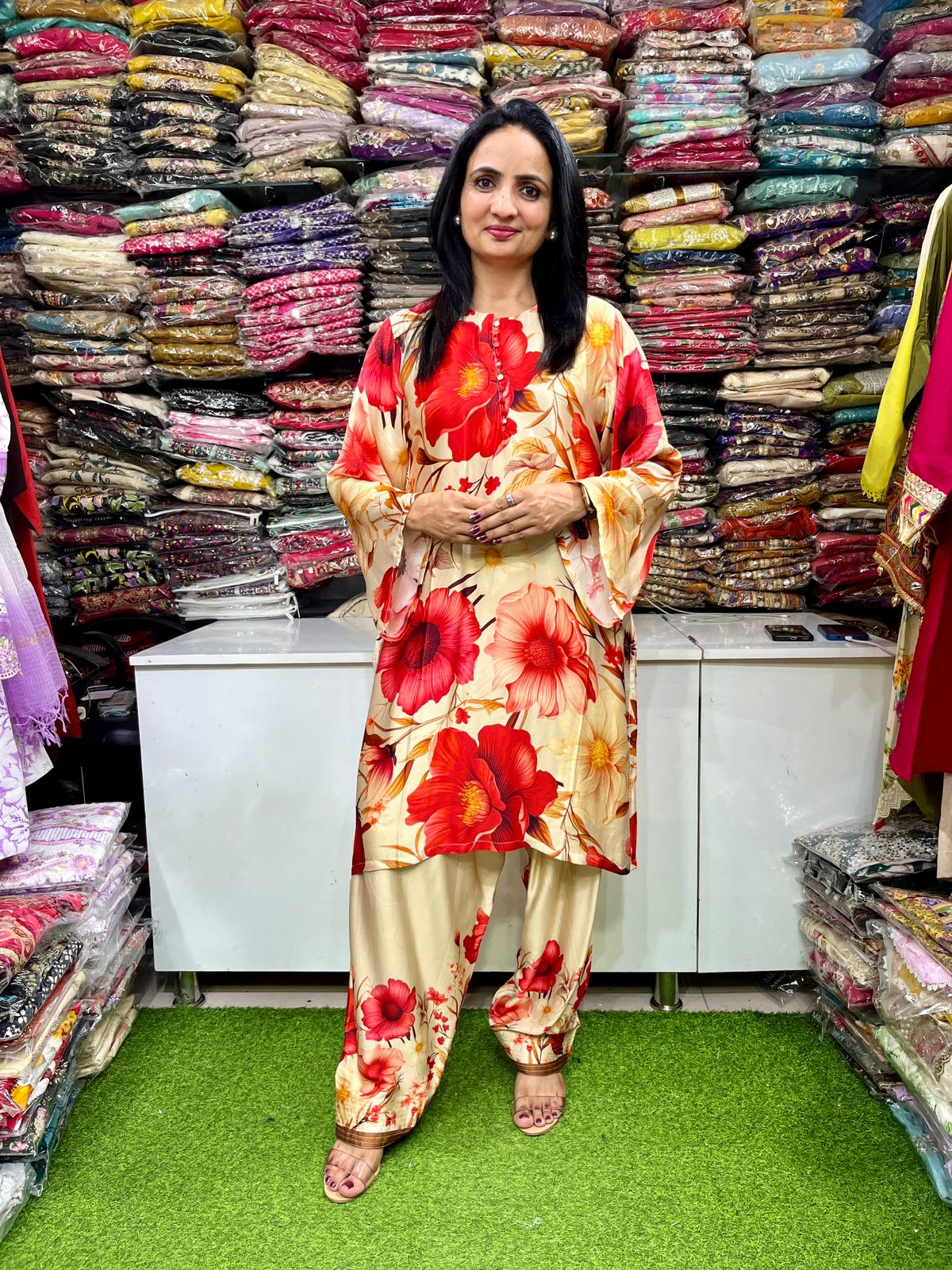 Designer Digital Print Coord Set