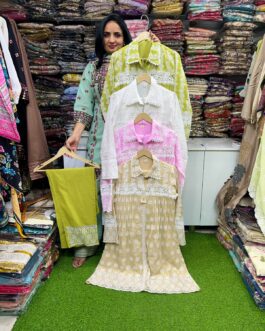 Mal Cotton Chikankari Coord. set