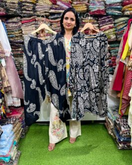 Premium Modal Crape Farshi Coord Set