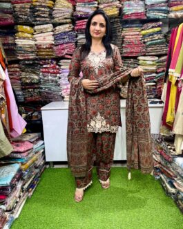 Pure Cotton Farshi Suit Set