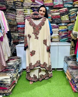 Pure Crape Designer Suit Set