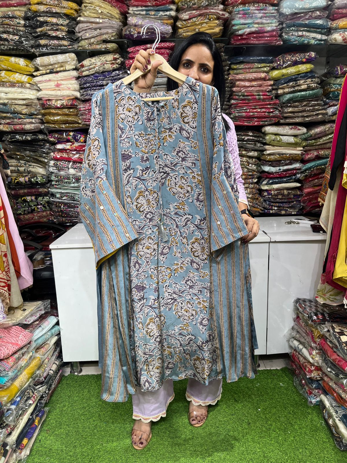 Pure Crape Digital Print Coord Set