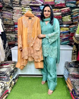 Pure Organza Designer Suit Set